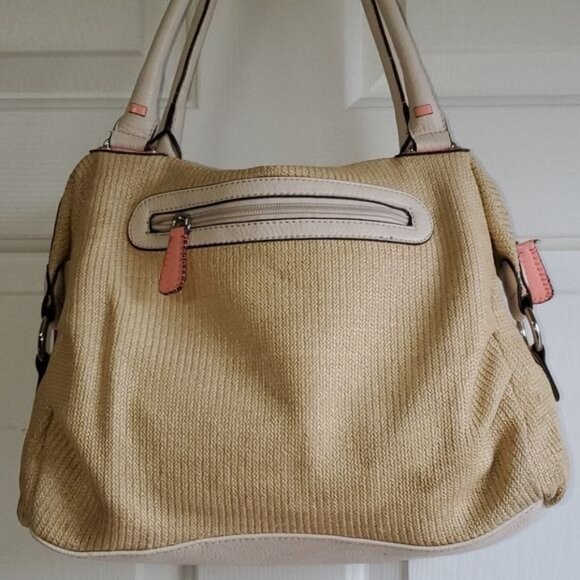 Jessica Simpson Bag Jasmine Straw Satchel Purse Shoulder Handbag WOMEN'S WOMAN'S - Picture 6 of 13